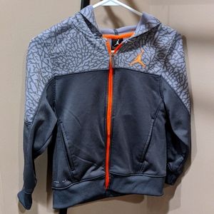 Boys Air Jordan zip up sweatshirt